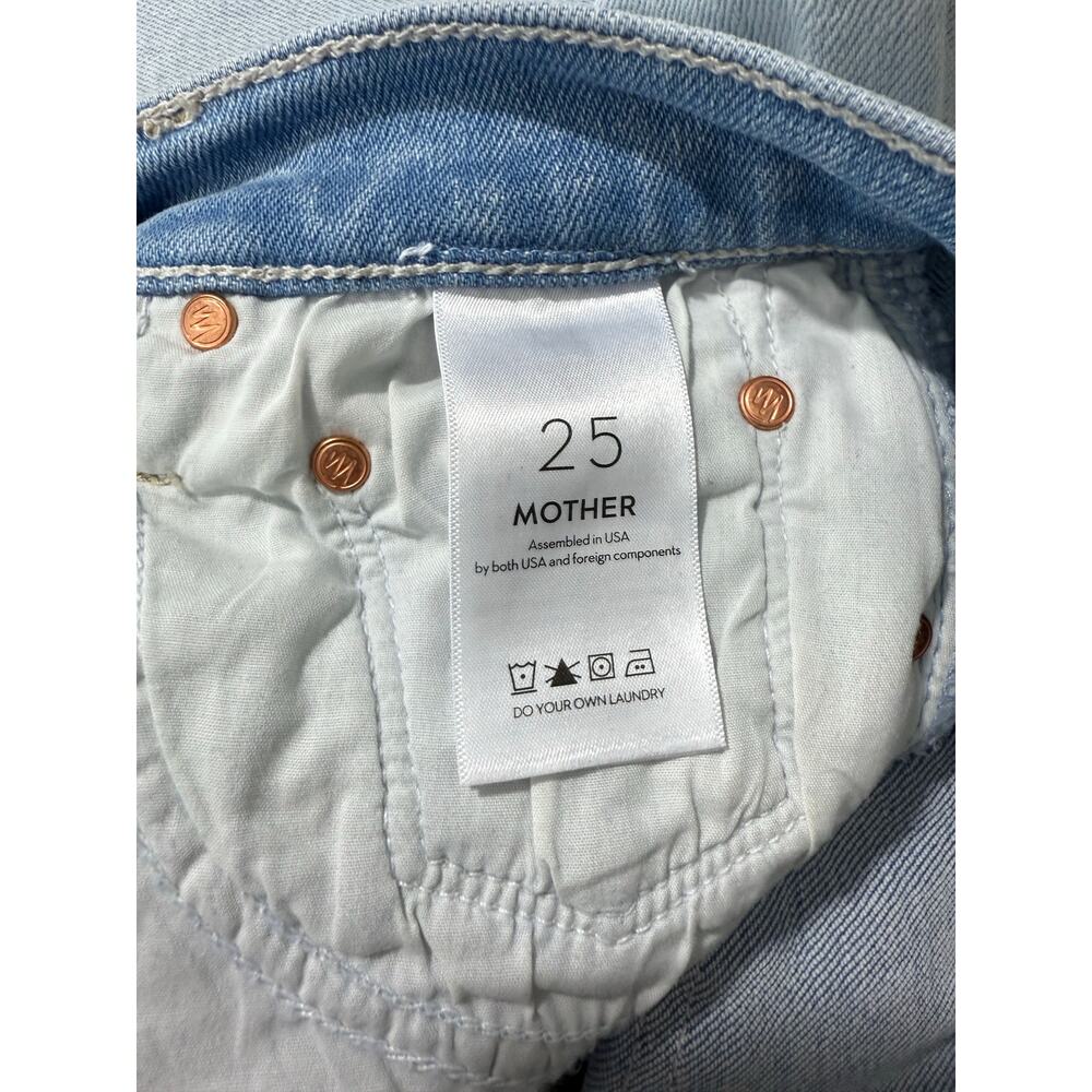 MOTHER The Super Cruiser Double Heel High Rise Flare Jeans Sexico Mex Sz 25 - Picture 10 of 14